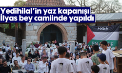 Yedihilal’in yaz kapanışı İlyas bey camiinde yapıldı