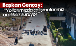 Başkan Gençay: “Yollarımızda çalışmalarımız aralıksız sürüyor”