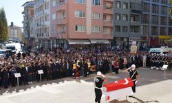 Trafik kazasında hayatını kaybeden polise veda