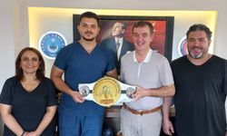 Aydın’da genç sporcu, altın kemerin sahibi oldu