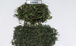 Sultanhisar'da bir kilo esrar ele geçirildi