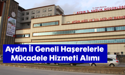 Aydın İl Geneli Haşerelerle Mücadele Hizmeti Alımı