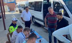 Karacasu'da öğrenci servisleri denetlendi