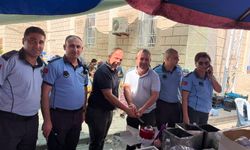 Kavga ihbarına giden zabıtalara pasta sürprizi