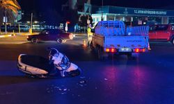 Nazilli’de otogar önünde kaza: Motosiklet sürücüsü yaralandı