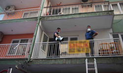 Aydın'da apartmandaki kötü ekipleri harekete geçirdi
