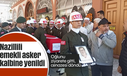 Nazillili emekli asker kalbine yenildi; Oğlunu ziyarete gitti, cenazesi döndü