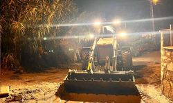 Germencik’te kapanan yollara anında müdahale