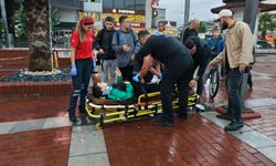 Nazilli'de korkutan kaza: Öğrenciye otomobil çarptı
