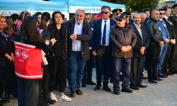 Şehit polis memuru görev yaptığı ilçeden uğurlandı