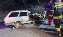 Direksiyon hakimiyetini kaybetti kaza yaptı: 1’i ağır 2 kişi yaralı