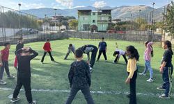 Aydın’da çocuklar güne sporla başlıyor