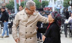 Başkan Ertuğrul Tetik sabah mesaisine sahada başladı