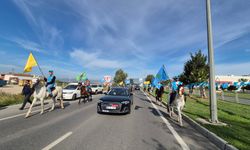 Dervişoğlu’nu Aydın’da atlı birlikler karşıladı