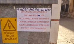 Aydın'da gürültü yapan kişiye afişli uyarı