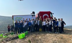 Kuşadalı öğrenciler ektikleri fidanlarla geleceğe nefes oldu