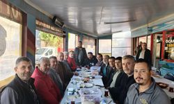 Kuşadası Sanayi esnafı kahvaltı programında buluştu