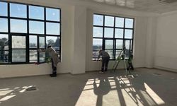 Söke’de yeni kaymakamlık binasında hazırlıklar sürüyor