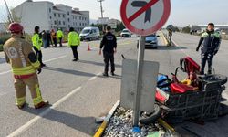 Elektrikli bisiklet sürücüsünün feci ölümü