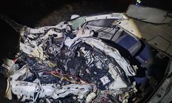 Beton mikserine çarpan sürücü hayatını kaybetti