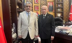 Alıcık’tan Bahçeli’ye Alevi başkanlarla ziyareti