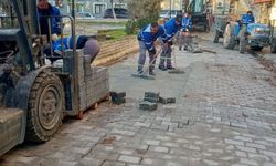 Germencik’te bozulan zeminler onarıldı