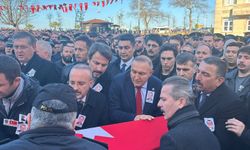 İYİ Partili Karakaş, şehit Turgut Külünk'ün cenaze törenine katıldı