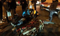 Nazilli'de motosiklet sürücüsü ölümden döndü