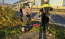 Nazilli’de motosiklet kazası: Virajda kontrolü kaybetti, tarlaya savruldu