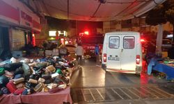Aydın'da Salı Pazarı’nda yangın paniği