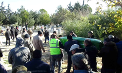 Yangında ölen 2 kardeşe acı veda: Aynı tabutla getirilip aynı kabre defnedildiler