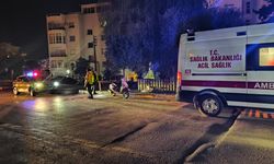 Aydın'da ağaca çarpan alkollü motosikletli yaralandı