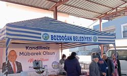 Bozdoğan Belediyesi’nden vatandaşa lokma ikramı