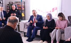 DEAŞ operasyonunda şehit olan polisin ailesine taziye ziyareti