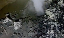 Germencik’te korkutan buhar