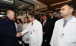 Erdoğan'dan 'geçmiş olsun' ziyareti