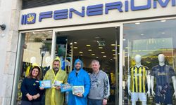 Aydın'da Fenerbahçeliler’den “süper yağmurluk” desteği
