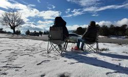 Paşa Yaylası’nda kar keyfi