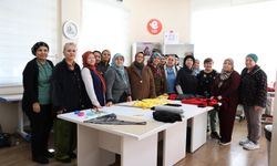 Başkan Yetişkin ile kadınlar üretime katılıyor