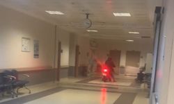 Nazilli bunu da gördü! Hastane acilinde motosiklet ile dolaştı