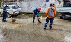 Yoğun yağışın ardından Efeler Belediyesi sahada