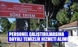Personel Çalıştırılmasına Dayalı Temizlik Hizmeti Alımı