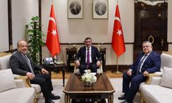 AK Partili Yavuz'dan Cumhurbaşkanı Yardımcısı Yılmaz'a ziyaret