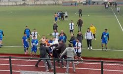Aydın’daki amatör maçta kavga çıktı