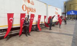 Aydın'da bayrak yere değmesin diye mücadele ettiler