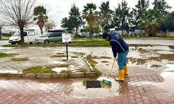 Didim Belediyesi ekipleri zorlu koşullarda sahada