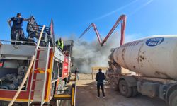 Didim sanayisinde korkutan yangın