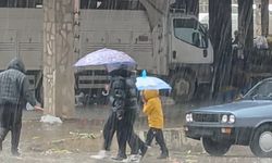 Karacasu'da güneşli başlayan haftalık pazar yağışla sona erdi