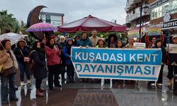 Kuşadası Kent Dayanışması Migros işçileri için ses yükseltti