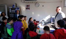 Kuyucak Belediye Başkanı Doğanca, öğrencileri belediyede ağırladı